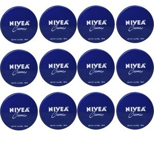 12 Pcs Nivea Moisturizing Creme Skin Cream 1 oz/30ml Travel Size for Hand, Body